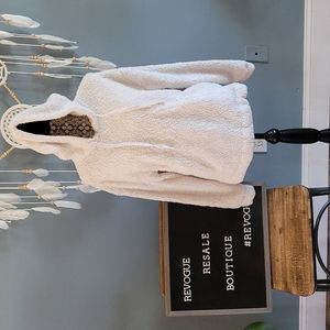 Cream Fuzzy Hoodie